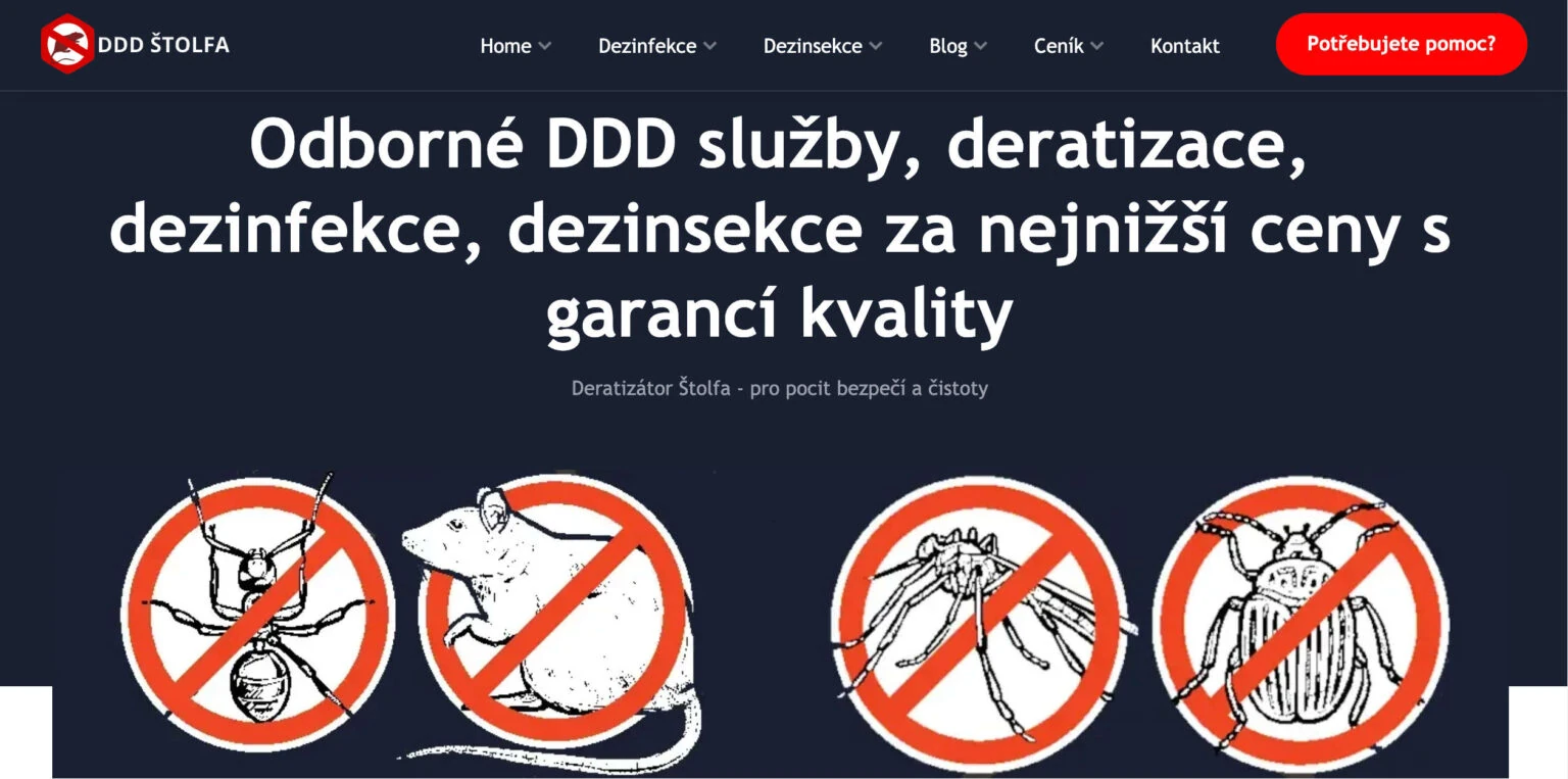 Ukázka realizovaného webu