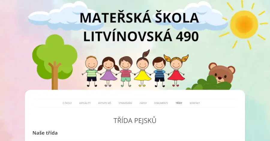 Ukázka realizovaného webu