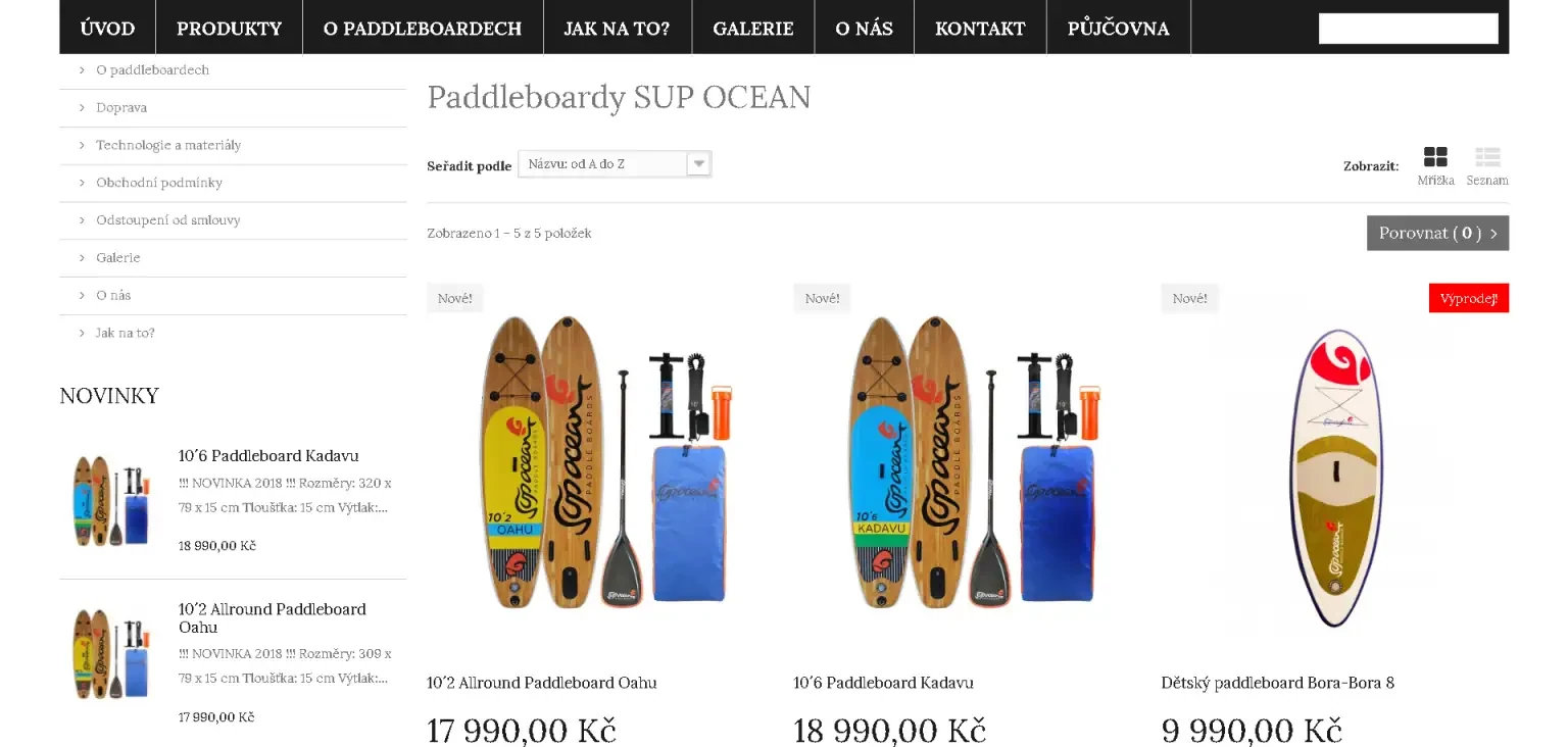Ukázka realizovaného webu